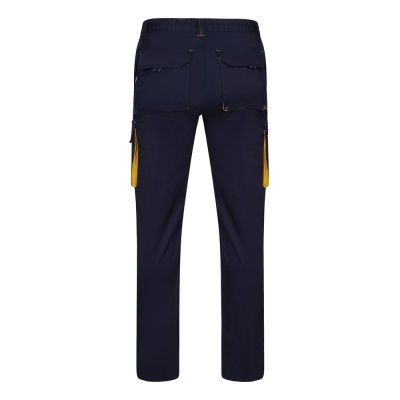 VL FIDES. Pantaloni extensibili cu buzunare multiple (240g/m²), în două tonuri, din bumbac (46%), EME (38%) și poliester (16%) - Img 3
