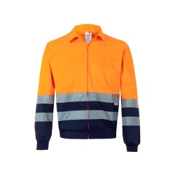 VL NEPTUNE. Jachetă twill bicolor (210g/m²) din poliester (80%) și bumbac (20%) - Img 4