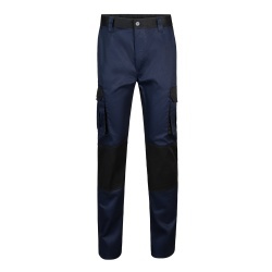 VL NJORD. Pantaloni din twill cu buzunare multiple în două tonuri (240 g/m²), din bumbac (35%) și poliester (65%) - Img 2