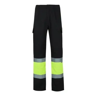VL POSEIDON LARGE. Pantaloni din twill cu buzunare multiple în două tonuri (210g/m²), din bumbac (20%) și poliester (80%)