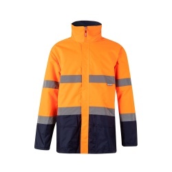 VL THEMIS LARGE. Parka bicoloră (190g/m²), din poliester (100%), cu strat PU - Img 4