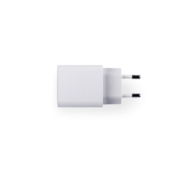 WEGENER. Adaptor de alimentare cu port USB-A 18W și USB-C 20W în ABS 100% reciclat (100% rABS) - Img 3
