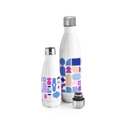 AMORTI S. Sticlă de sublimare din oțel inoxidabil de 380 ml - Img 4