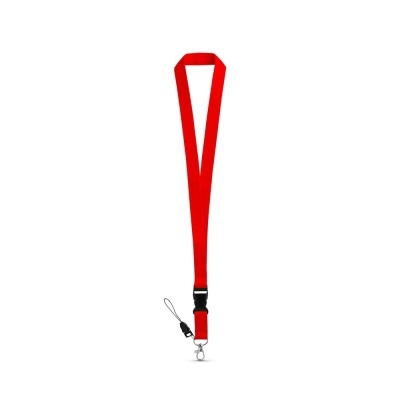ANQUETIL. Lanyard din poliester cu carabina metalică - Img 6