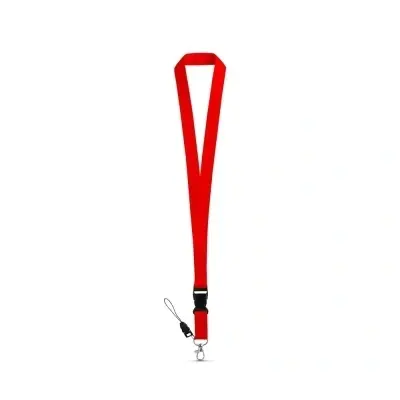 ANQUETIL. Lanyard din poliester cu carabina metalică - Img 6