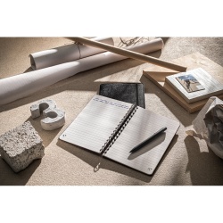BALDWIN. Blocnotes A5 cu copertă din pâslă reciclată (100% rPET) și pagini liniate din hârtie 100% reciclată - Img 5