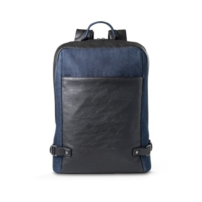 DIVERGENT BACKPACK I. Rucsac pentru laptop până la 15.6'' în denim și PU - Img 2
