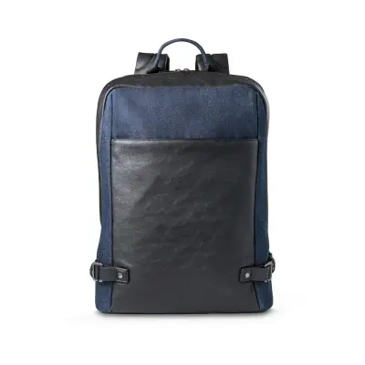 DIVERGENT BACKPACK I. Rucsac pentru laptop până la 15.6'' în denim și PU - Img 2