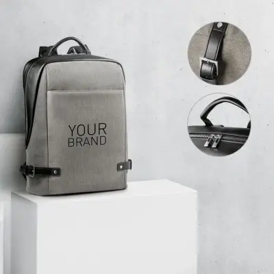 DIVERGENT BACKPACK II. Rucsac pentru laptop până la 15.6'' din material textil și PU - Img 6