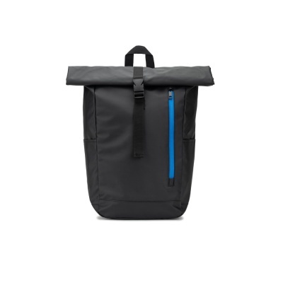 OSASCO BPACK. Rucsac Roll Top cu un design cu sistem de fermoare care permite rularea vârfului pentru a se potrivi cu volumul rucsacului, fabricat din poliester reciclat 600D - Img 6