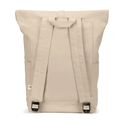 SAINT. Rucsac cu închidere rulată din bumbac reciclat și poliester reciclat (380 g/m²) - Img 4