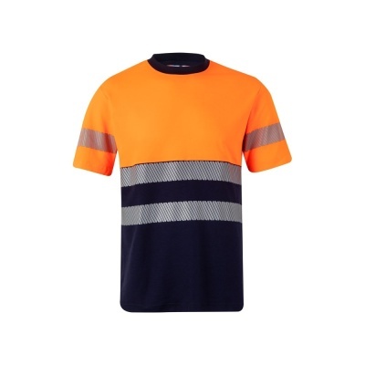 VL BASTET. Tricou piqué bicolor (150 g/m²), din bumbac (55%) și poliester (45%) - Img 4