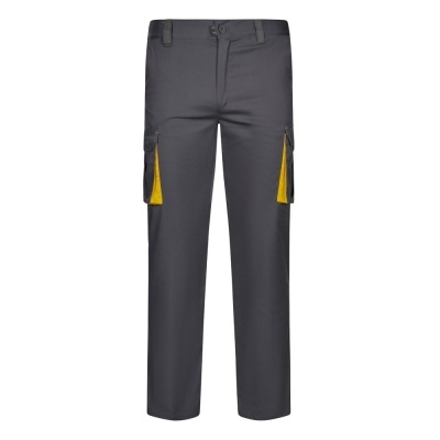 VL FIDES. Pantaloni extensibili cu buzunare multiple (240g/m²), în două tonuri, din bumbac (46%), EME (38%) și poliester (16%) - Img 4