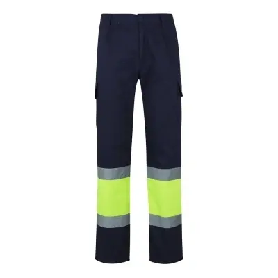 VL POSEIDON LARGE. Pantaloni din twill cu buzunare multiple în două tonuri (210g/m²), din bumbac (20%) și poliester (80%) - Img 2