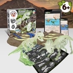 2 in 1 Fossil Excavation Kit I. Joc educațional pentru copii - Img 2