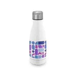 AMORTI S. Sticlă de sublimare din oțel inoxidabil de 380 ml - Img 2