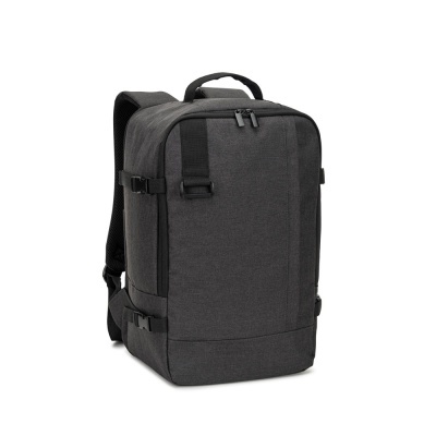 CIES. Rucsac dezvoltat pentru a îndeplini dimensiunile cerute de companiile aeriene din poliester reciclat 600D de înaltă densitate - Gri inchis - 20 L