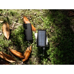 CLERK. Power bank de 8'000 mAh cu panou solar din aluminiu 100% reciclat - Img 5