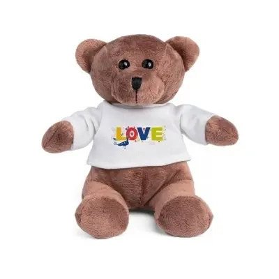 GRIZZLY. Jucărie de pluș ursuleț cu tricou îmbrăcat - Img 2