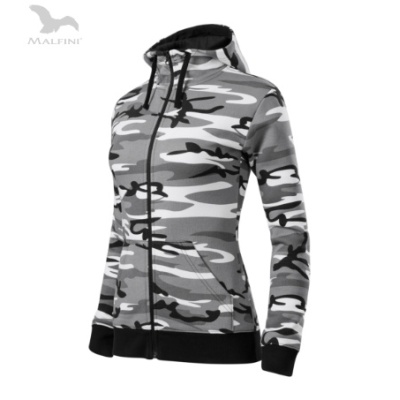 Hanorac pentru damă Camo Zipper
