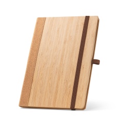 ORWELL. Notebook A5 cu copertă cartonată din bambus și foi de plută - Img 1