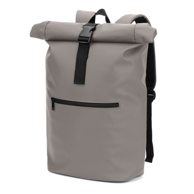 PORTLAND. Rucsac cu închidere rulată din PU, cu buzunar pentru laptop de 16" - Img 5