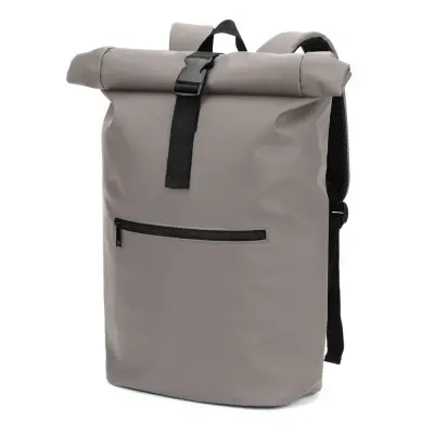 PORTLAND. Rucsac cu închidere rulată din PU, cu buzunar pentru laptop de 16" - Img 5