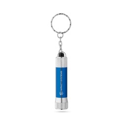 RE-LERGAN. Breloc din aluminiu (92% reciclat) cu lanternă LED cu 3 lumini - Img 2