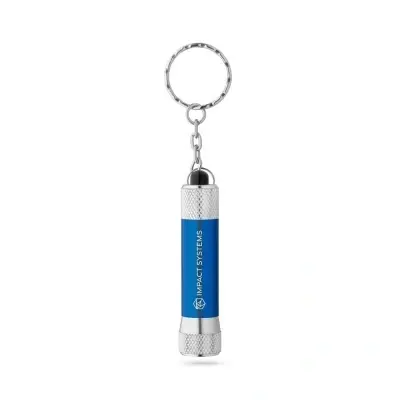 RE-LERGAN. Breloc din aluminiu (92% reciclat) cu lanternă LED cu 3 lumini - Img 2