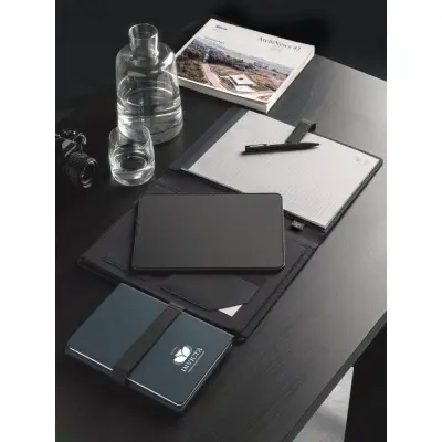 SANDERSON FOLDER. Dosar A4 din PU (50% reciclat) cu închidere magnetică și blocnotes cu pagini liniate - Img 5