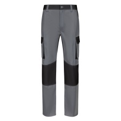 VL NJORD. Pantaloni din twill cu buzunare multiple în două tonuri (240 g/m²), din bumbac (35%) și poliester (65%) - Img 4