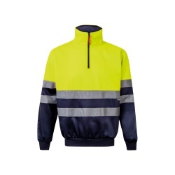 VL THOR LARGE. Hanorac bicolor (300g/m²) din fleece de poliester (100%) - Img 1