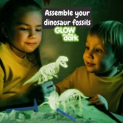 2 in 1 Fossil Excavation Kit I. Joc educațional pentru copii - Img 3