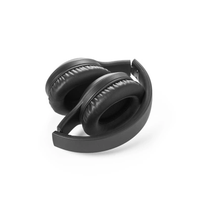BETTENCOURT. Căști wireless pliabile cu ANC și autonomie de 15h în ABS reciclat (100% rABS) - Negru - Personalizat - Img 3