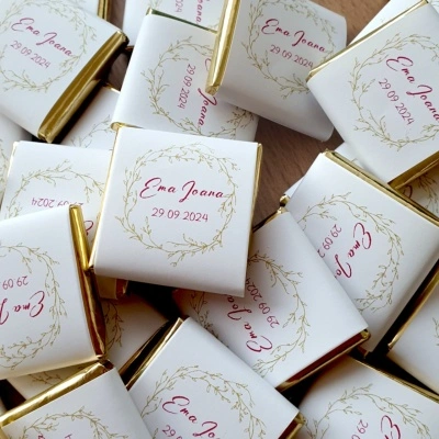 Ciocolată personalizată - marturie botez - Img 3