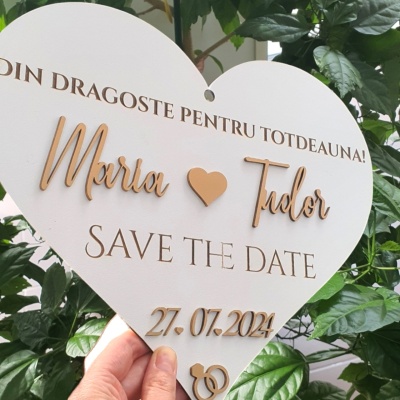 Decoratiune ”Save the Date”