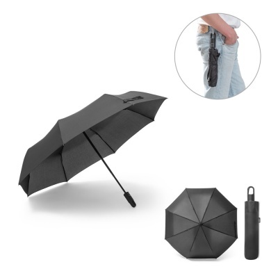 GUSTAVO. Umbrelă din pongee poliester reciclat (100% rPET) 190T cu deschidere și închidere automată - Img 6