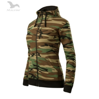 Hanorac pentru damă Camo Zipper - Img 2