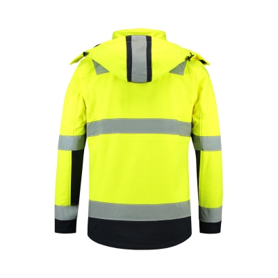 Jachetă softshell unisex Bi-color EN ISO 20471 Softshell - Img 3