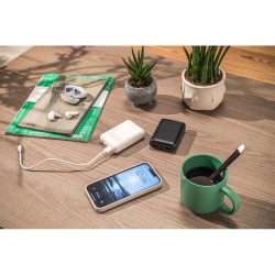 LEAKEY 10. Power bank 10'000 mAh în ABS reciclat (100% rABS) - Img 5