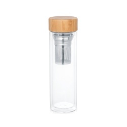 MAKAROVA. Sticlă cu infuzor 490 mL - Natural - Img 1