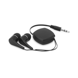 PINEL. Căști retractabile cu cablu de 0,75 m și conexiune stereo de 3,5 mm în ABS - Img 2