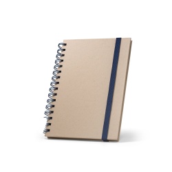 PROUST. Caiet A5 cu inele, cu copertă tare, fabricat din hârtie din trestie de zahăr (80% trestie de zahăr) cu pagini simple - Img 1