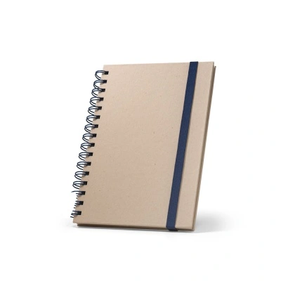 PROUST. Caiet A5 cu inele, cu copertă tare, fabricat din hârtie din trestie de zahăr (80% trestie de zahăr) cu pagini simple