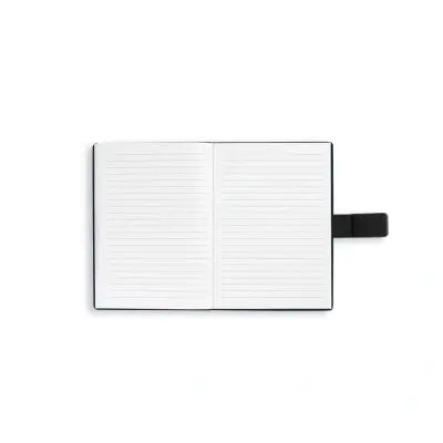 SANDERSON. Bloc de notițe A5 din PU (50% reciclat) cu două blocuri: pagini aliniate și pagini simple - Img 5