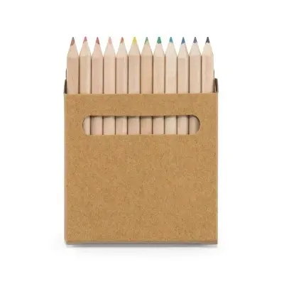 Set de 12 creioane colorate - Vegyes - ø 3,5 x 10,3 cm