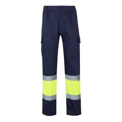 VL ATHENA. Pantaloni din twill în două tonuri (210g/m²), căptușiți, cu mai multe buzunare, din bumbac (20%) și poliester (80%) - Img 2
