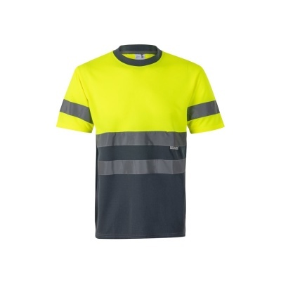 VL BRAHMA. Tricou tehnic bicolor cu ochi de pasăre (140g/m²), din poliester (100%) - Img 2