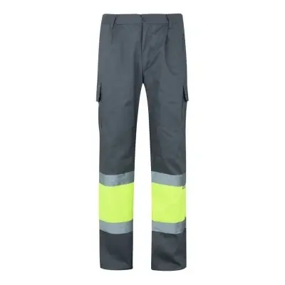 VL POSEIDON LARGE. Pantaloni din twill cu buzunare multiple în două tonuri (210g/m²), din bumbac (20%) și poliester (80%) - Img 4