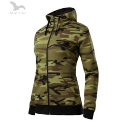 CAMO ZIPPER - Hanorac pentru damă - Img 3